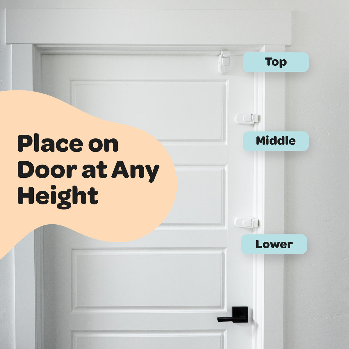 Hug Lock HugLock | The Snap-On Door Lock Kids Can't Reach...or Defeat!