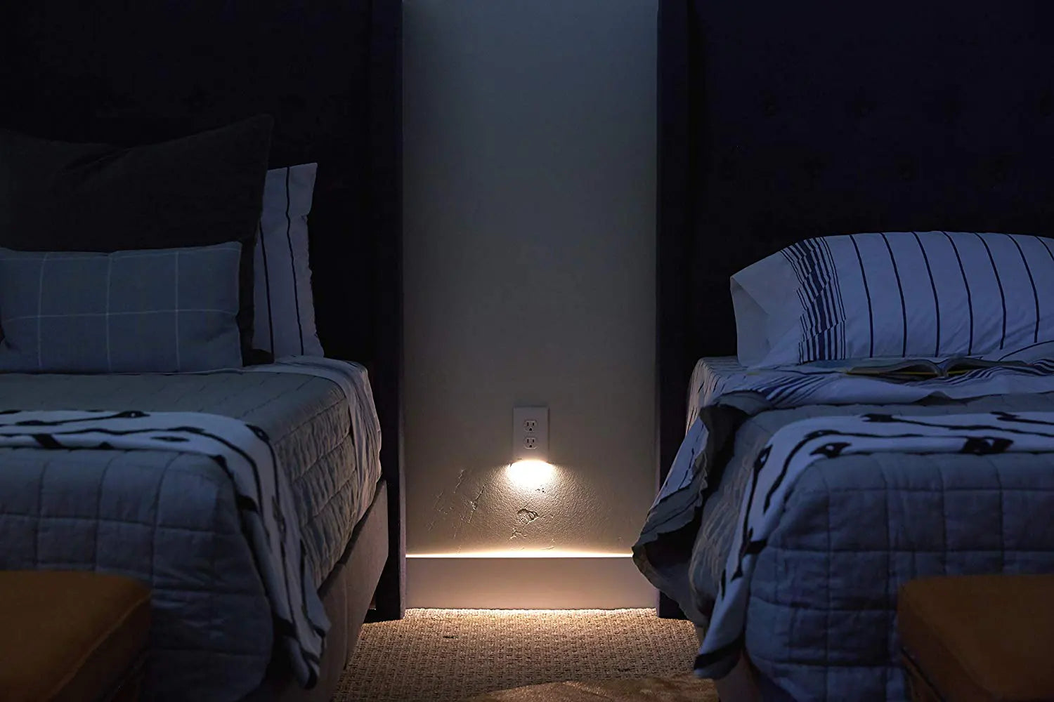 GuideLight installed in a guest room