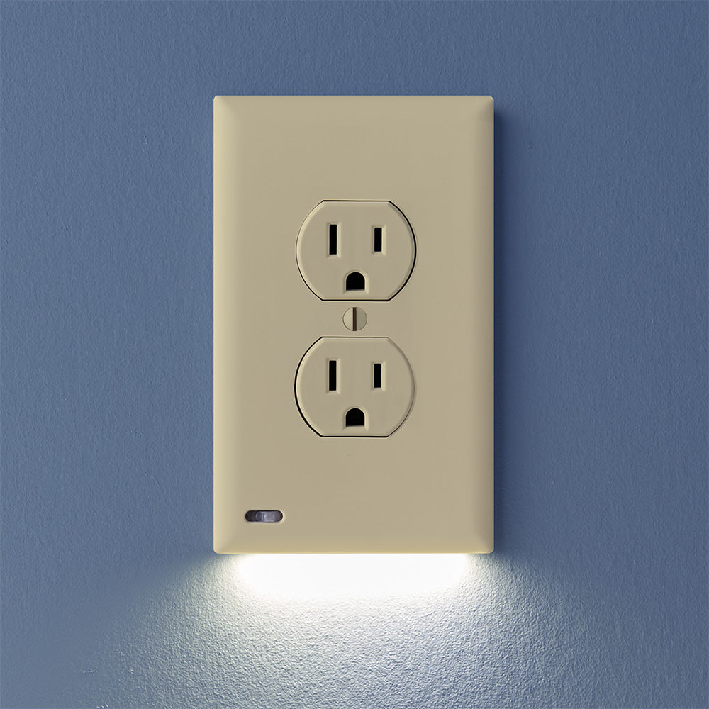 SnapPower GuideLight 2+ | Outlet Cover w/ Built-in LED Night Light