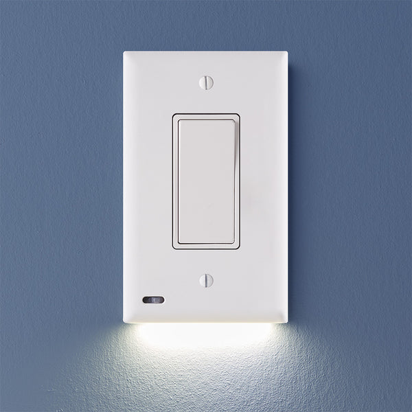 SnapPower - SwitchLight Toggle Switch Wall Plate - White